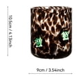 thumbnail image 2 of Handcrafted Embossed Glass Cup with Festive Ghost Motif for Halloween Party Decoration and Everyday Beverage Use, 2 of 7
