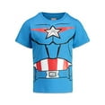 thumbnail image 3 of Marvel Avengers Boys 4 Pack T-Shirts Black Panther Hulk Iron Man Captain America 4T, 3 of 3
