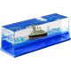 thumbnail image 1 of Cruise Ship Fluid Drift Bottle Desktop Ornament Unsinkable Boat Decor Birthday Gifts for Men, 1 of 4