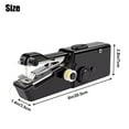 thumbnail image 3 of JIAHAOO Black Sewing Machine Lightweight Portable Dual Speed Metal Plastic with Complete Kit Easy Use USB or Battery Power, 3 of 8