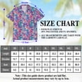 thumbnail image 2 of Neon Flower Hawaiian Shirt for Men, Flower Lovers Gifts, Button Down Summer Beach Short Sleeve, Sizes S-5XL, 2 of 4