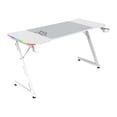 thumbnail image 4 of Escritorio Gamer BALAM RUSH OLYMPUS SPOT GLOW MRX6000 Ergonomico Estructura Z Hasta 100kg RGB Tapete XXL + Porta Vaso + Porta Diadema Blanco BR-941402, 4 of 4