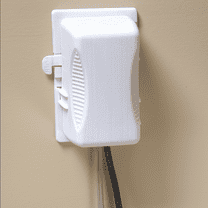 KidCo Outlet Plug Cover S211, White, Baby Safety Electrical Outlet Cover Box Childproof Large Plug Cover for Babyproofing Outlets Easy to Install & Use