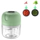thumbnail image 2 of Mini picadora eléctrica de ajo, mini picadora de alimentos, picadora de ajo eléctrica portátil con carga USB para cebolla, zanahoria, carne, comida para bebés, verduras, 2 of 8