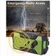 thumbnail image 4 of 2X Radio Meteorológica de Emergencia con Manivela, Portátil, Carga Solar, Linterna LED AM/FM/NOAA, Alerta SOS de 2000 MAh, 4 of 5