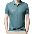 thumbnail image 1 of Camiseta para hombre Yuyangstore Cómoda sudadera de manga corta 3XL azul, 1 of 8