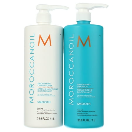 Moroccanoil Smoothing Shampoo 33.8 oz & Smoothing Conditioner 33.8 oz Combo Pack