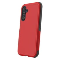Open Box onn Slim Rugged Phone Case for Samsung Galaxy A25 5G, Red/Gray