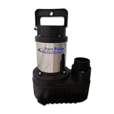 Pond Pulse 4,200 GPH Submersible Waterfall Pump – Hybrid Drive Pond Pump with 30' Cord
