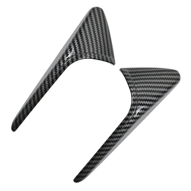 SPRING For Tesla New Model 3 Highland 2024 Side Camera Cover Lens Protector Black White Red Shiny Matte Carbon Fiber Pattern Carbon