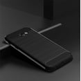 thumbnail image 7 of MYKOMI Phone Case for Samsung Galaxy A7 2017 with Tempered Glass Screen Protector Cover and Cell Accessories Silicone Slim Soft Rubber Protective Gaxaly 7A SM A720 A720F Women Men Carbon Fiber Black, 7 of 7