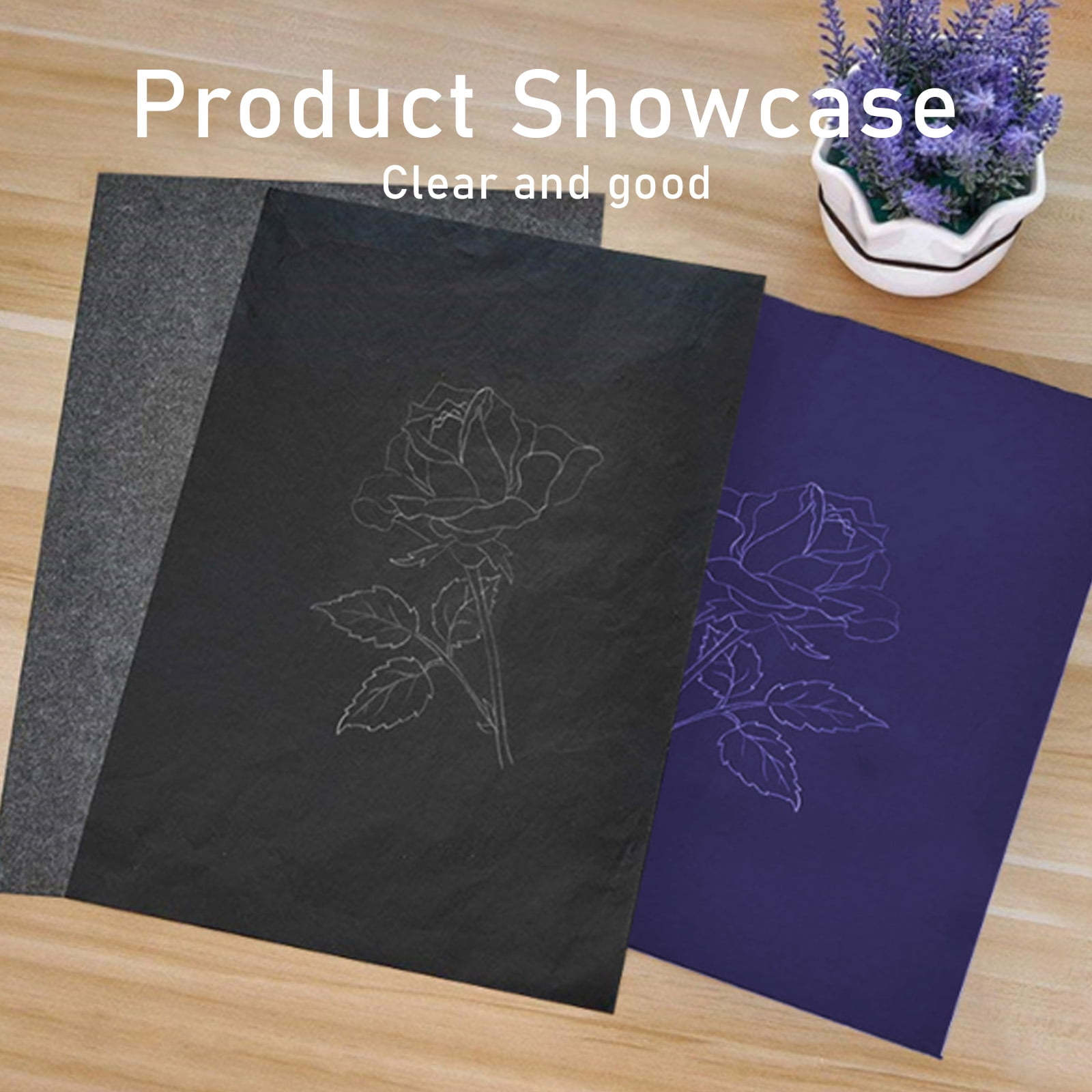 CCOCC 500Pcs Tracing Paper,Carbon Paper for DIY Transfers,Art & Craft Projects