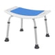 thumbnail image 3 of Silla de ducha de altura ajustable, asiento de bañera, patas de goma antideslizantes, patas de soporte de aluminio para baño, multifuncional y, 3 of 8