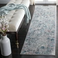 thumbnail image 2 of SAFAVIEH Meadow Adrian Medallion Runner Rug, Light Grey/Blue, 2' x 5', 2 of 8