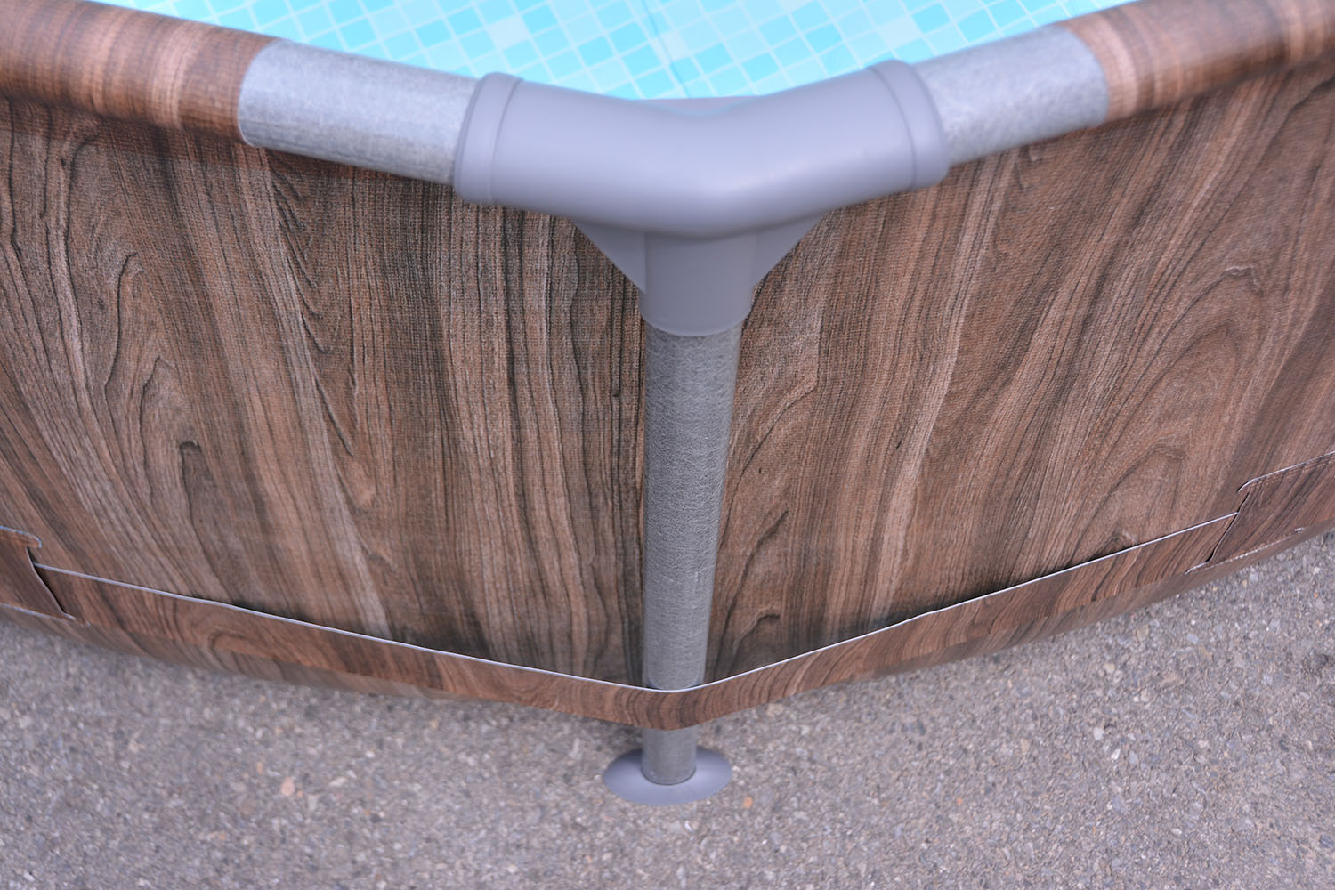 Avenli 10' x 30" Wood Pattern Premium Round Fiberglass Frame Above Ground Pool with Accessories - image 5 of 7