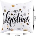 thumbnail image 2 of lote De 4 Nol Housses De Coussin(blanc),taie Oreiller Nol,housses De Coussin Canap,dcoratif Taies D'oreiller Beau Nol, 2 of 5