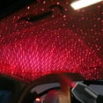 thumbnail image 1 of Car Interior Ceiling Red LED Atmosphere Projector USB Galaxy Meteor Star Light, 1 of 3