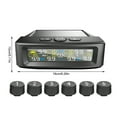 SIYTUAU Tire Pressure Monitoring System TPMS With Solar And USB Charger