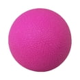 thumbnail image 1 of Naiovety Pelota de masaje de para músculos del brazo trasero del pie TPE, pelota de Yoga para Fitness, herramientas de masaje para aliviar el Uniforme atlético Rosa roja Naiovety OD0227-04, 1 of 5