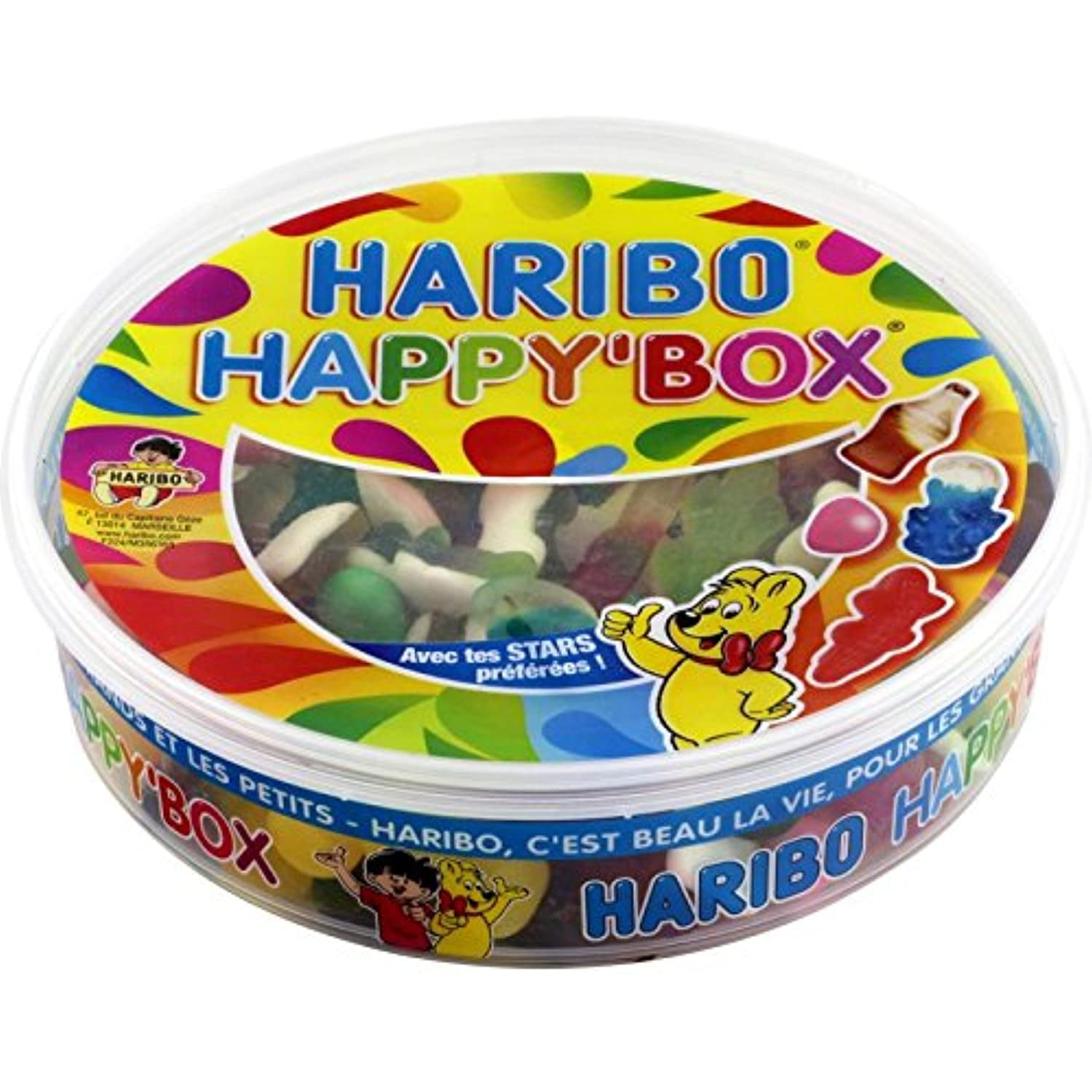 Bonbons Happy box, Haribo (600 g)  La Belle Vie : Courses en Ligne -  Livraison à Domicile