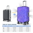 thumbnail image 4 of Naloa Purple Glitter Elastic Suitcase Protector, Travel Suitcase Protector Cover Fits 18-32in Suitcase(No luggage included)-Small, 4 of 7