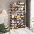 thumbnail image 4 of Tribesigns 10 Tiers Tall Shoe Rack Shoe, Shelf Large Capacity Shoe Organizer for Closet Entryway Living Room Hallway, Black, 4 of 5