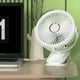 thumbnail image 2 of Ventilador Recargable USB para Dormitorio, Miniventilador de Escritorio Portátil Tipo Clip, Ventilador Ajustable con Rotación de 360 Grados y Luz LED C, 2 of 5