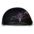 thumbnail image 7 of DAYTONA Novelty Skull Cap 1/2 Half Motorcycle Helmet 35 Styles NON DOT XS-XXL, 7 of 7