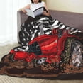 thumbnail image 6 of Fuzoiu tractor Print Ultra-Soft Micro Fleece Blanket,All Seasons Flannel Throw, Lightweight Blanket for Bed, Sofa, Couch, Movie Night, Camping, and Travel-50"x40", 6 of 7