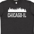 thumbnail image 4 of Inktastic Chicago Illinois Skyline IL Cities Youth T-Shirt, 4 of 5