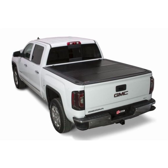 BAK Industries Tonneau Cover 226132 BAKFlip G2; Hard Panel Fold-Up; Lockable Using Tailgate Handle Lock; Black; Aluminum; Can Be Used With BAK Tool Box