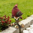 thumbnail image 1 of Statue d'Oiseau en Résine Ornement d'Arbre Extérieur, Matériau Résistant aux Intempéries et Imperméable, Conception Réaliste d'Intégration de Branches, Couleur Vibrante Résistante à la Décoloration, pour Déco de Cour, Jardin, Clôture d'Arbre, 1 of 6