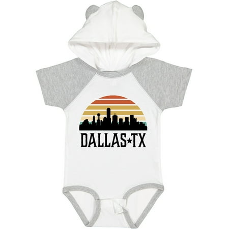 

Inktastic Dallas Texas Skyline Vintage Boys or Girls Baby Bodysuit