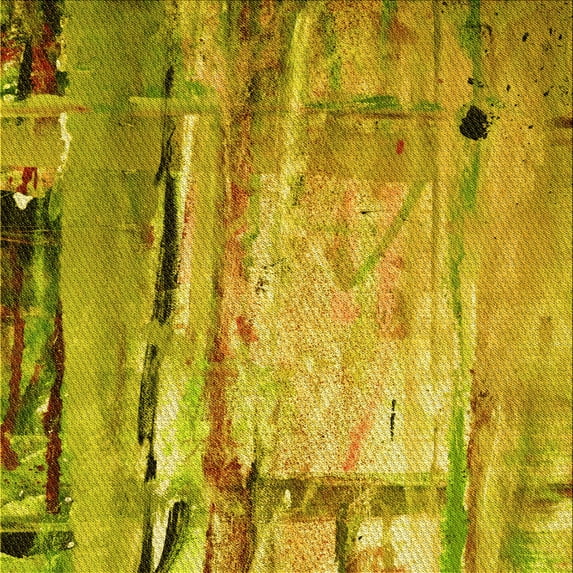 Ahgly Company Indoor Square Patterned Dark Bisque Brown Area Rugs, 7' Square