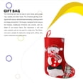 thumbnail image 4 of Cateissary Calcetín de Navidad, regalo con estampado de Claus, bolsa de dulces, bolsa de embalaje múltiple, fotografía de árbol para niños, Kits de decoración para fiestas muñeco de nieve, 4 of 6