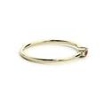 thumbnail image 3 of HeartsAndYou 0.4ct Natural Ruby Diamond Trilogy Minimalist Engage Ring 14k SOLID Yellow Gold, 3 of 9
