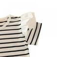 thumbnail image 5 of Eleanos Toddler Baby Girl Stripe Dress Skirt Outfits 2pcs Set, 5 of 5