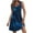 Navy B, variant on Clearance Horkkom Beach Dress for Women Floral Print Summer Dresses with Pocket V Neck Tank Sundress Casual Hawaiian Mini Dress