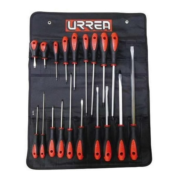 Juego De 19 Destornilladores Bimaterial Combinado Urrea Urrea 8600E