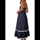 thumbnail image 3 of Vestido Fluido de Verano 2025 para Mujer, Informal, Sin Mangas, con Tirantes Finos y Volantes, para Playa, Color Negro, Talla L, 3 of 6