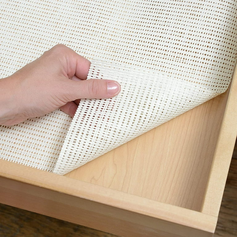 Con-Tact Brand Natural Weave Non-Adhesive Contact Shelf and Drawer