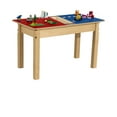 thumbnail image 3 of Time-2-Play Rectangular Activity Table, Montessori Red N Blue Lego Blocks Compatible Play Table with 18" Legs, 3 of 5