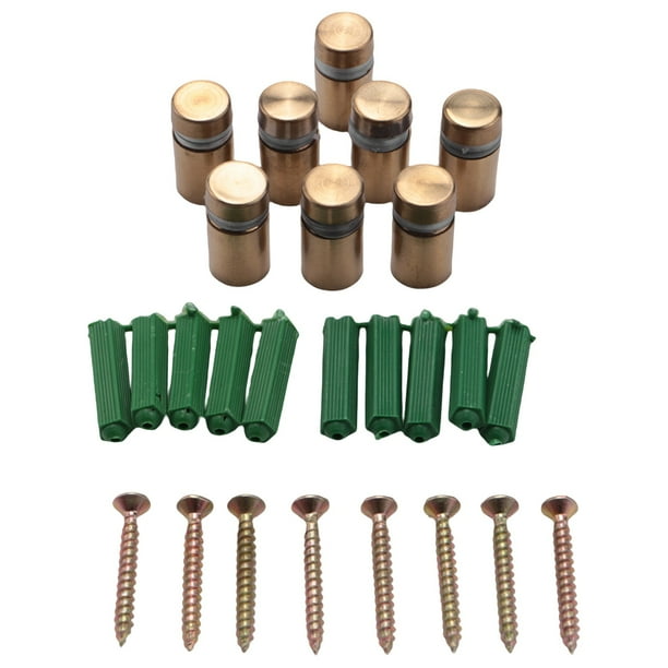 8 Sets Standoff Screws Advertising Nail Standoff Wall Mounting Hardware