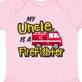 thumbnail image 4 of Inktastic My Uncle is a Firefighter with Fire Truck Boys or Girls Baby Bodysuit, 4 of 5
