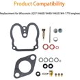 thumbnail image 5 of ALL-CARB Carburetor Repair Rebuild Kit Replacement for Wisconsin K2119 LQ37 VG4D V460D VH4D V465D W4-1770 15020 15048 15049 L57-1 L-77-M, 5 of 5