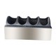 thumbnail image 2 of Comedero para aves de corral Bandeja de alimentación para aves Contenedor de acero inoxidable Bebedero para 20 cm x 10 cm, 2 of 9