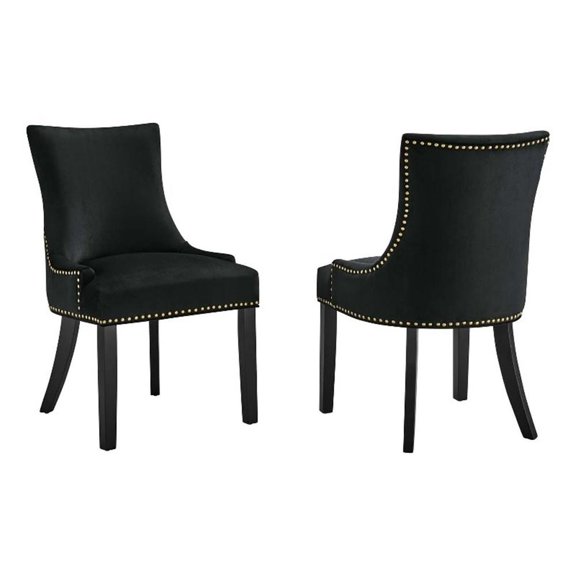 Marquis Performance Velvet Dining Chairs - Set of 2