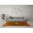 thumbnail image 3 of Ahgly Company Indoor Square Persian Yellow Traditional Area Rugs, 6' Square, 3 of 4