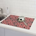 thumbnail image 6 of Yiaed Poker Print Highly Absorbent Microfiber Kitchen Counter Mat, Dish Drying Pad for Dishes, Utensils, Pots and Pans, Large 18" x 24", 6 of 7