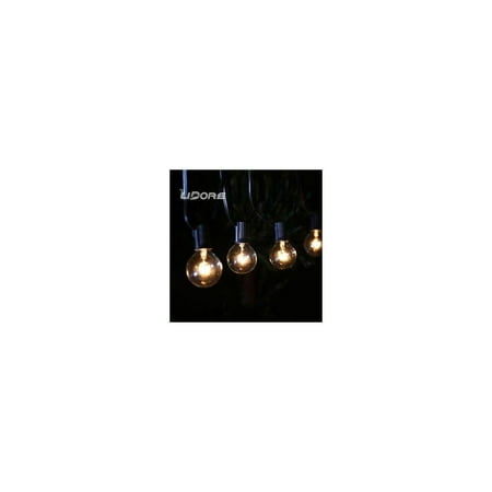 Lidore New G40 Globe Bulb Patio Light Set Ul List Clear Bulbs With Lidore New G40 Globe Bulb Patio Light Set Ul List Clear Bulbs With Black